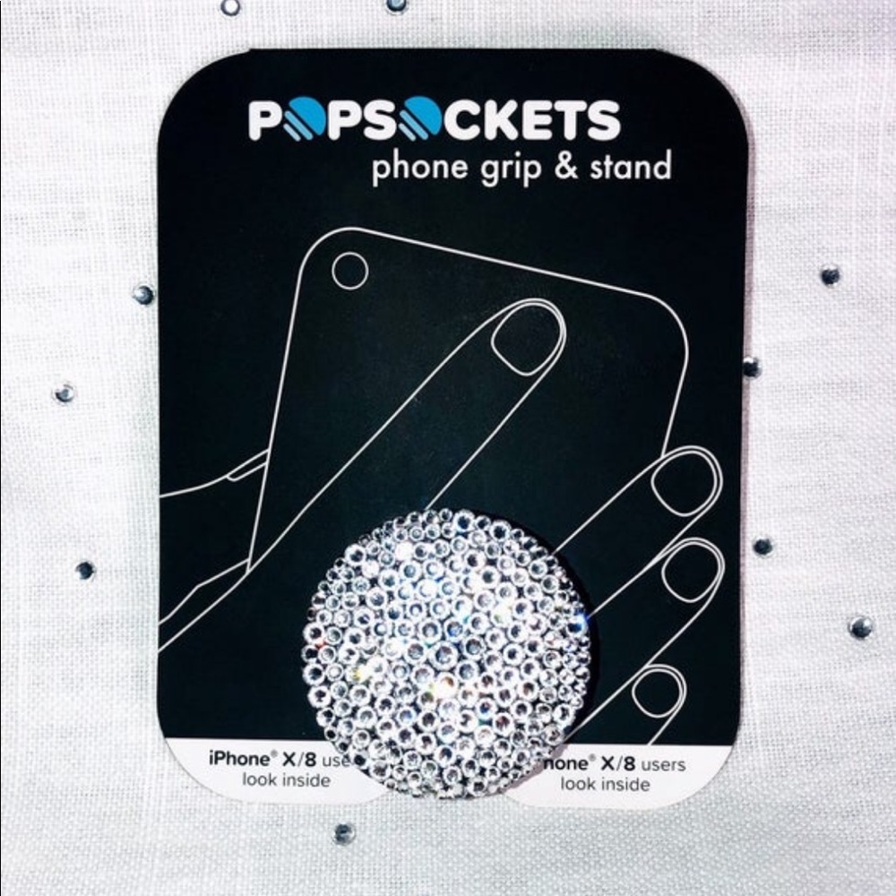 New Bling Pop Socket with Swarovski Crystals